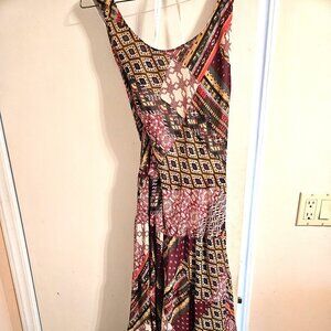 Jones Studio Patchwork Lined Summer Dress